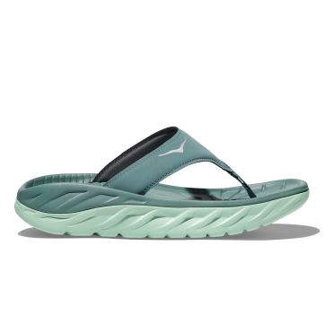 Hoka ORA Recovery Flip slippers donker groen dames 