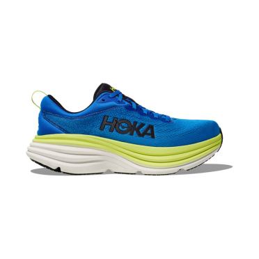 Hoka Bondi 8 hardloopschoenen blauw/groen/wit heren 