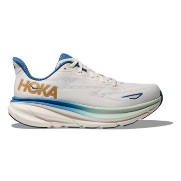 Hoka Clifton 9 hardloopschoenen Frost/Gold heren 