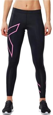 2XU TR2 Compression Tights zwart/roze dames 