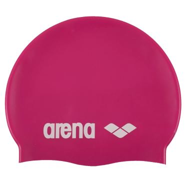 Arena Classic Silicone swimcap fuchsia/white 