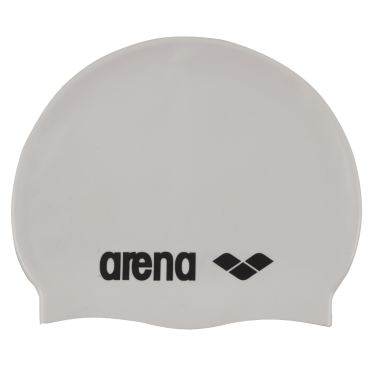 Arena Classic Silicone swimcap wit/zwart 