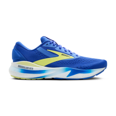 Brooks Adrenaline GTS 24 hardloopschoenen cobalt blue/neo yellow/peacoat heren 