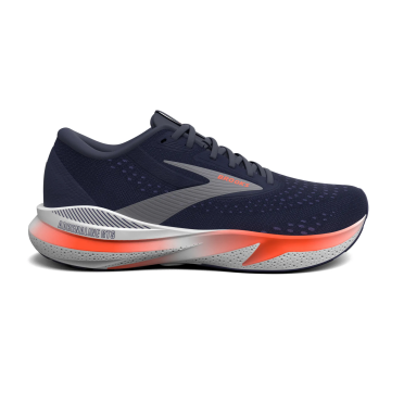 Brooks Adrenaline GTS 24 hardloopschoenen peacoat/orange/white heren 