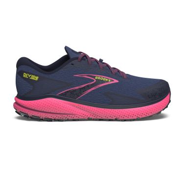 Brooks Divide 5 hardloopschoenen blauw/roze dames 