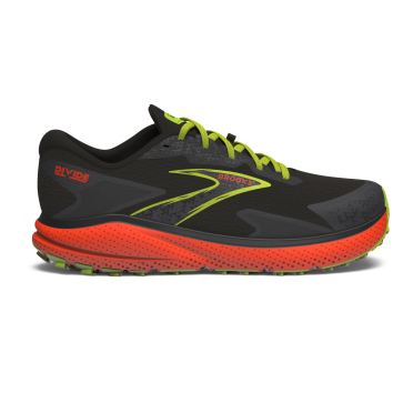 Brooks Divide 5 hardloopschoenen zwart/rood heren 