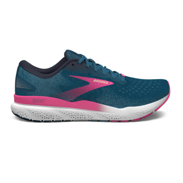 Brooks Ghost 16 GTX hardloopschoenen moroccan blue/pink/yellow dames 