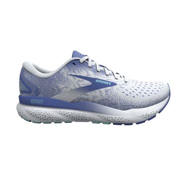 Brooks Ghost 16 hardloopschoenen wit/blauw dames 