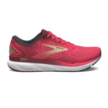 Brooks Ghost 16 hardloopschoenen rood/wit dames 