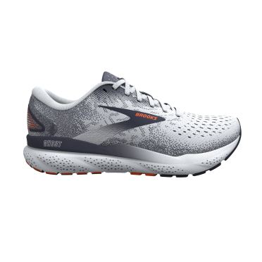 Brooks Ghost 16 hardloopschoenen grijs/wit heren 