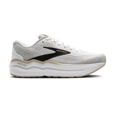 Brooks Ghost Max 2 hardloopschoenen white/pelican/oyster heren 