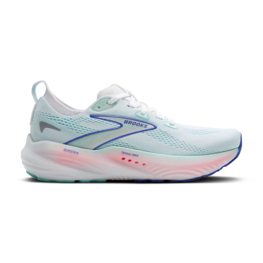 Brooks Glycerin 22 hardloopschoenen white/limpet shell/amparo blue dames 