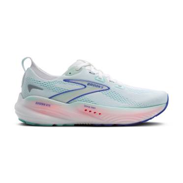 Brooks Glycerin GTS 22 hardloopschoenen white/limpet shell/amparo blue dames 