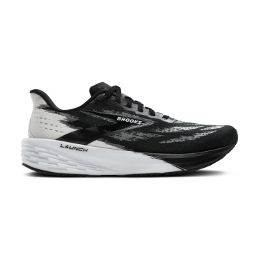 Brooks launch 11 hardloopschoenen black/white dames 