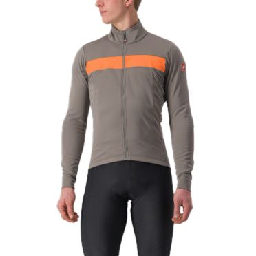 Castelli Raddoppia 3 fietsjack grijs heren 