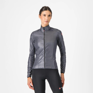 Castelli Aria shell fietsjack lange mouw dark grey dames 