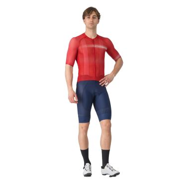 Castelli climbers a/c jersey fietsshirt korte mouw rood heren 