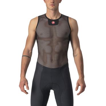 Castelli Core mesh 3 mouwloos ondershirt zwart heren 