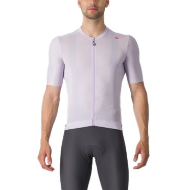 Castelli Espresso fietsshirt korte mouw lichtpaars heren 