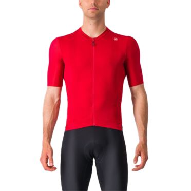 Castelli Espresso fietsshirt korte mouw rood heren 