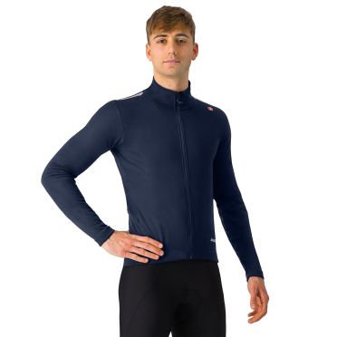 Castelli Espresso air jacket lange mouw belgian blue heren 