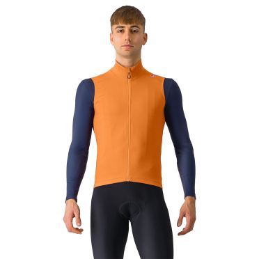 Castelli Espresso vest mouwloos vivid orange/dark gray heren 