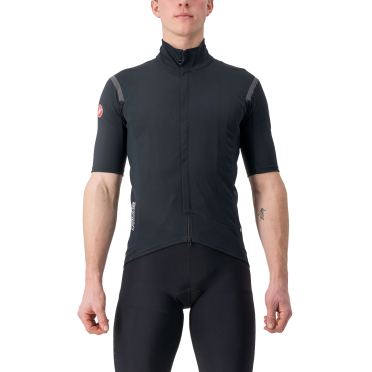 Castelli Gabba RoS 2 korte mouw fietsjack light black/black reflex heren 