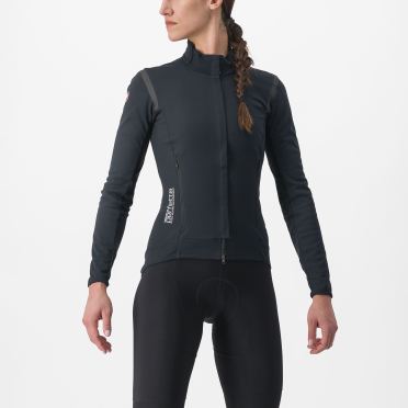 Castelli Perfetto RoS 2 lange mouw fietsjack light black dames 