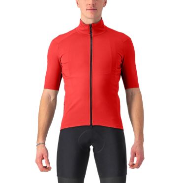 Castelli Perfetto RoS 2 Wind korte mouw fietsshirt rood heren 