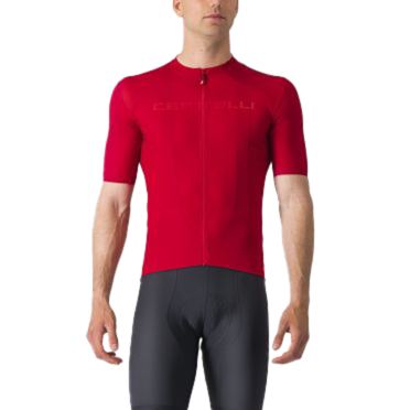 Castelli Prologo Lite fietsshirt korte mouw rood heren 