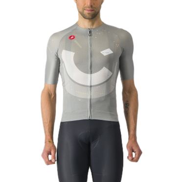 Castelli R-A/D fietsshirt korte mouw grijs heren 