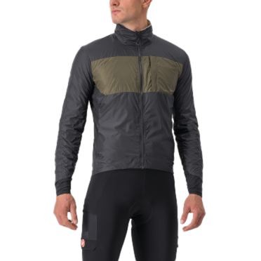 Castelli Unlimited Puffy lange mouw fietsjack zwart heren 