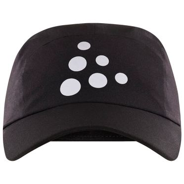 Craft pro run soft cap hardloop pet zwart 