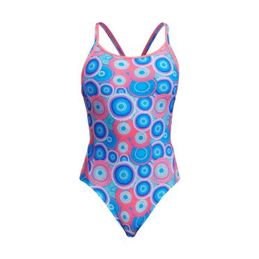 Funkita Bundjalung Blue diamond back badpak dames 