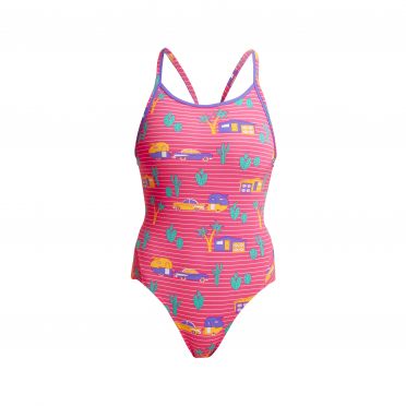 Funkita Pinky Palm diamond back badpak dames 