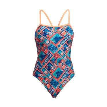 Funkita Tiki Tango single strap badpak dames 