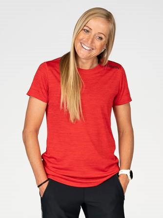 Fusion C3 T-shirt rood dames 