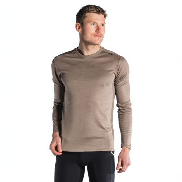 Fusion Technical Merino 150 LS Shirt sand heren 