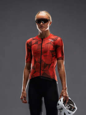 Fusion TEMPO! TWO Cycling Jersey rust Unisex 