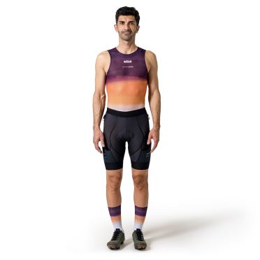 Gobik Commander strapless bibshort zwart heren 