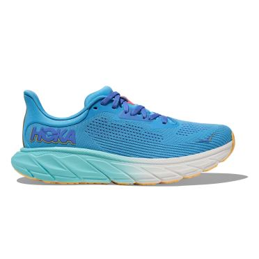 Hoka Arahi 7 hardloopschoenen blauw/wit dames 