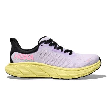 Hoka Arahi 7 hardloopschoenen Starlight Glow/Yuzu WIDE Dames 