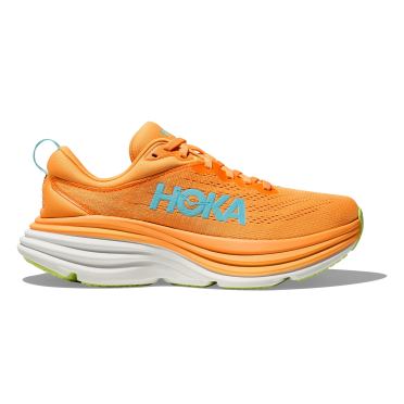 Hoka Bondi 8 hardloopschoenen oranje dames  