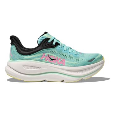 Hoka Bondi 9 hardloopschoenen blue spark/mint dames 