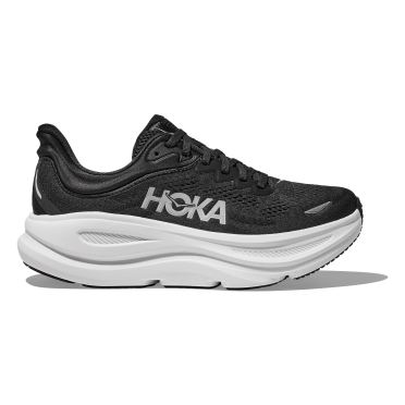 Hoka Bondi 9 hardloopschoenen zwart/wit heren 