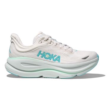 Hoka Bondi 9 hardloopschoenen Frost/Cielo Blue Dames 