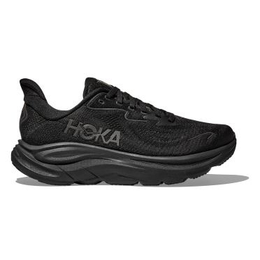 Hoka Clifton 10 hardloopschoenen Black/Black WIDE Heren 