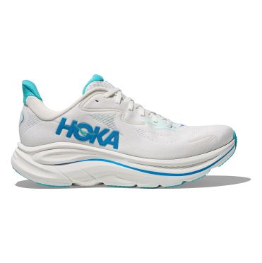 Hoka Clifton 10 hardloopschoenen White/ Skyward Blue Heren  