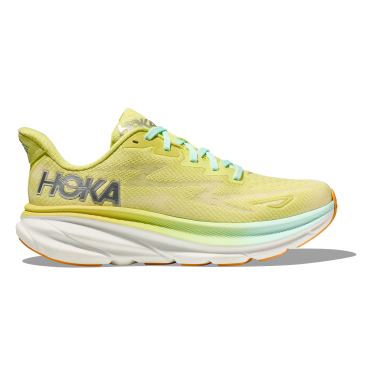 Hoka Clifton 9 hardloopschoenen geel dames 