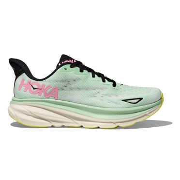 Hoka Clifton 9 hardloopschoenen mint fluorite/snow melt dames 